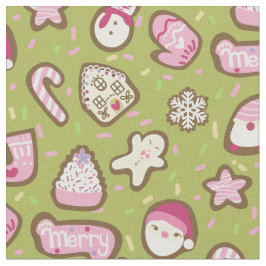 Tela Navidades de cookies Green
