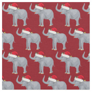 Tela Navidades de elefante cutto