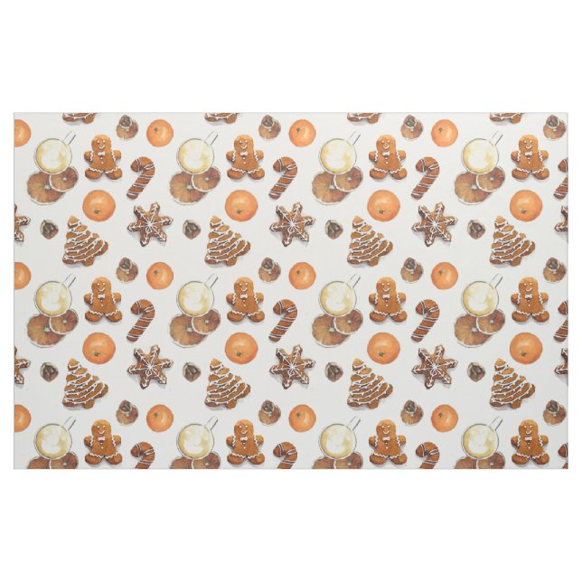 Tela Navidades de Gingerbread Scent ("Cuarto gordo" (fat quarter))