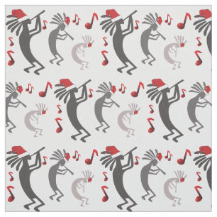 Tela Navidades de Kokopelli
