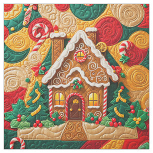 Tela Navidades de la casa de Gingerbread