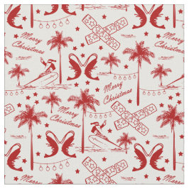 Tela Navidades de la Tropical Australia Red Toile 