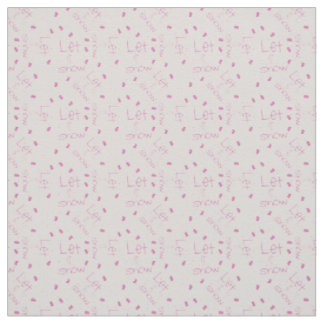 Tela Navidades de Pastel Pink "Let It Snow"