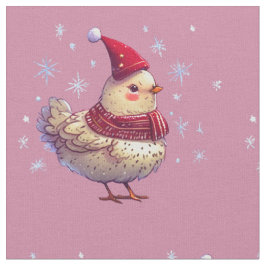Tela Navidades de pollo