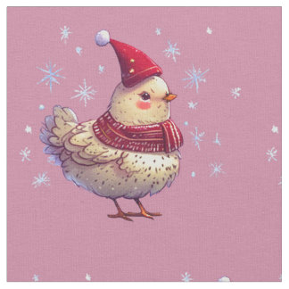 Tela Navidades de pollo