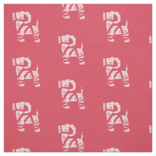 Tela Navidades de Winter Knit Yule Bock Fabric