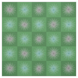 Tela Navidades del siglo medio retro estrenan verde