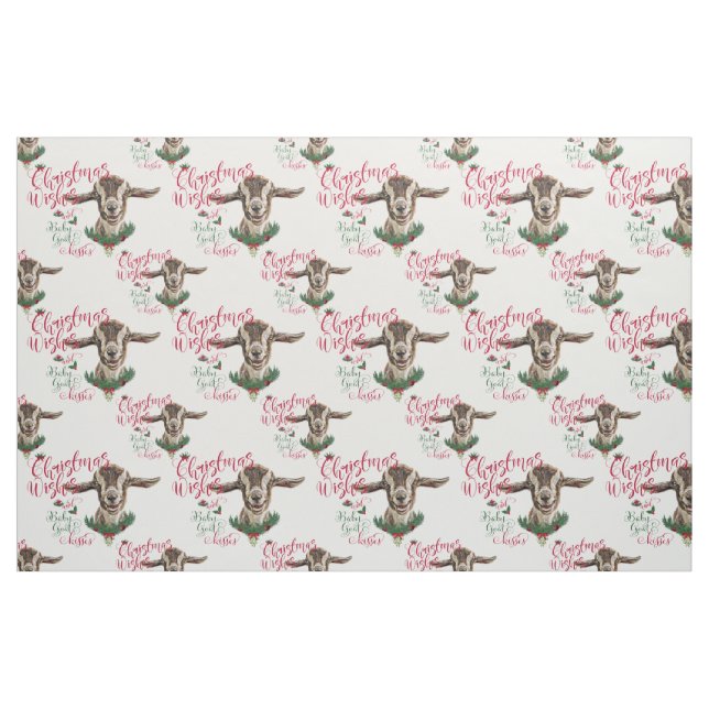 Tela Navidades Desean Beber De Cabra Besa De Cabra Togg ("Cuarto gordo" (fat quarter))