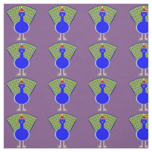 Tela Navidades divertidos Peacock