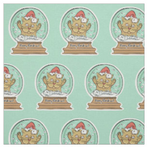 Tela Navidades divertidos y tejidos de personalizado de