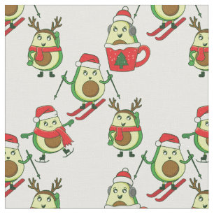 Tela navidades feos aguacate ski santa