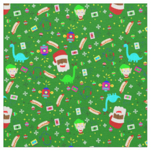 Tela navidades feos robot african black santa hotdog