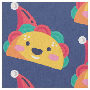 Tela navidades feos taco santa claus