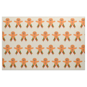 Tela Navidades Fiesta Gingerbread Man Craft Fabric