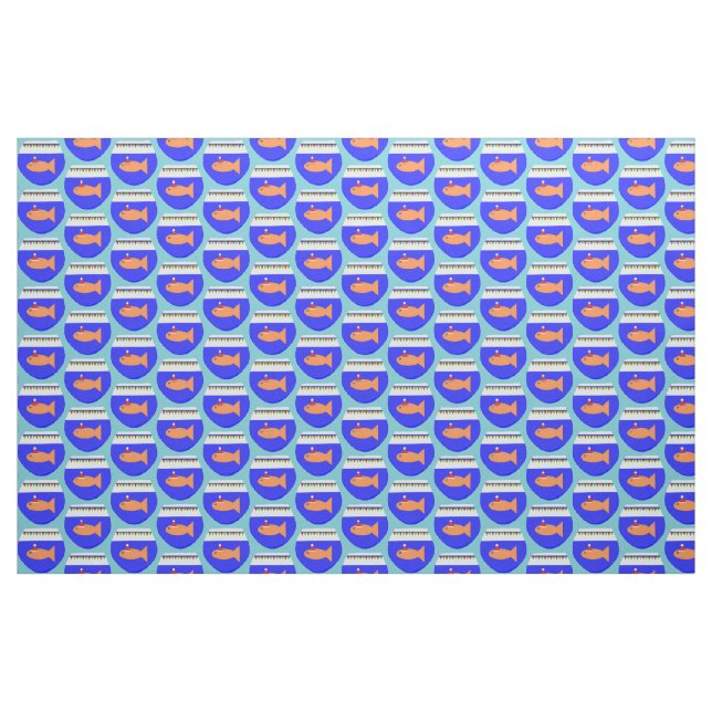 Tela Navidades Fiesta Goldfish Craft Fabric (Yarda)