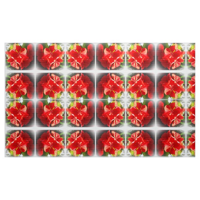 Tela Navidades Geranium Fabric (Yarda)