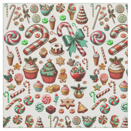 Tela Navidades Goodies Sweet trata postres Art
