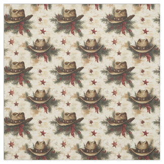 Tela Navidades Gorras Cowboy