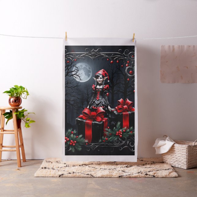 Tela Navidades góticos, Elf. (In Situ)