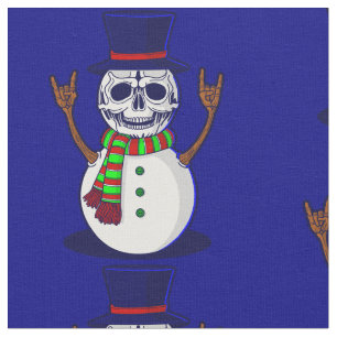 Tela navidades góticos esqueleto snowman gothmas spookm