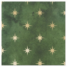 Navidades Green Gold Star Graphic