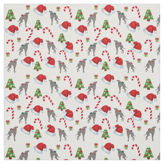 Tela Navidades italianos de Greyhound Fabric Joann Fabr (Retal)
