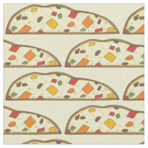 Tela Navidades italianos recién horneados Biscotti Xmas