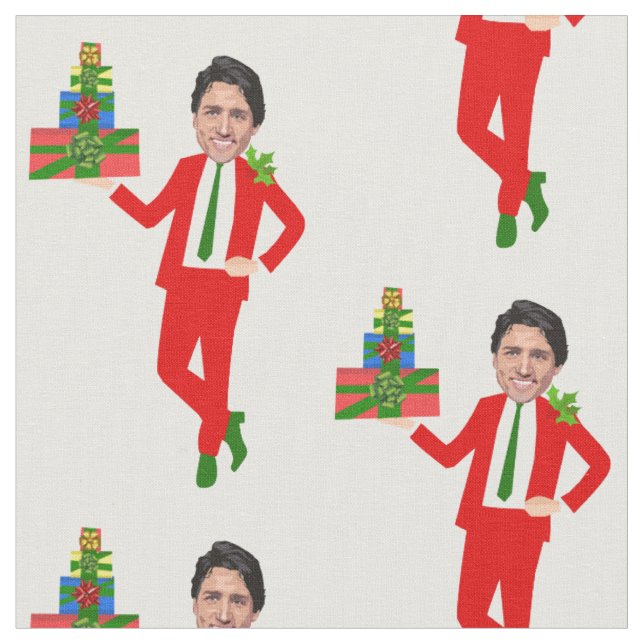 Tela navidades justin trudeau (De cerca)