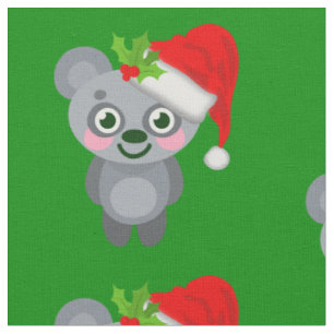 Tela navidades koala santa claus