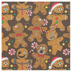 Tela Navidades malvados Horror Película Gingerbread Hom