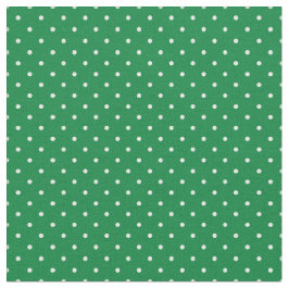 Tela Navidades modernos patrones verdes puntos blancos 