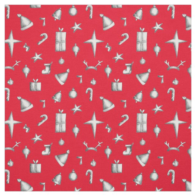 Tela Navidades Patrón de las manchas de las estrellas d (Retal)