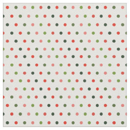 Tela Navidades puntos de polka mínimo retro