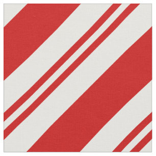 Tela Navidades retro Candy Cane Stripes Navidad Patrón