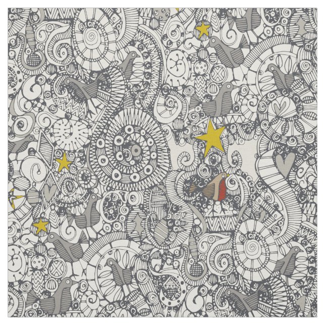 Tela navidades robin tree (Retal)