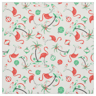 Tela Navidades rojos Flamingo Multi tejido pequeño patr