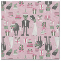 navidades rosados monstruo novia frankenstein