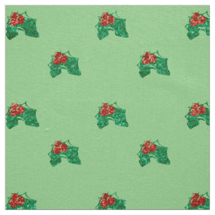 Tela navidades secuenciales Holly xmas fabric
