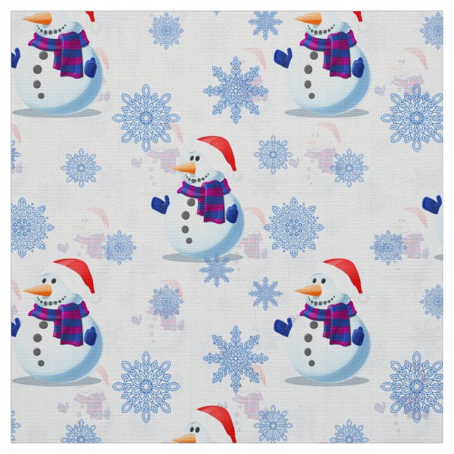 Tela Navidades Snowman (Retal)
