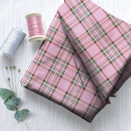 Tela Navidades Tartan Pink/Green ID768