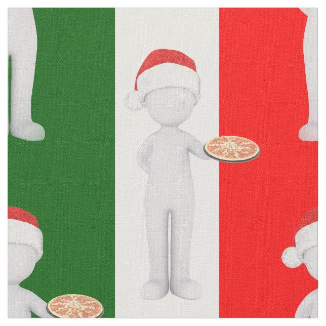 tela navideña de navidades italianos (De cerca)