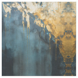 Tela Navy Blue and Gold Modern Boho Seamless Pattern