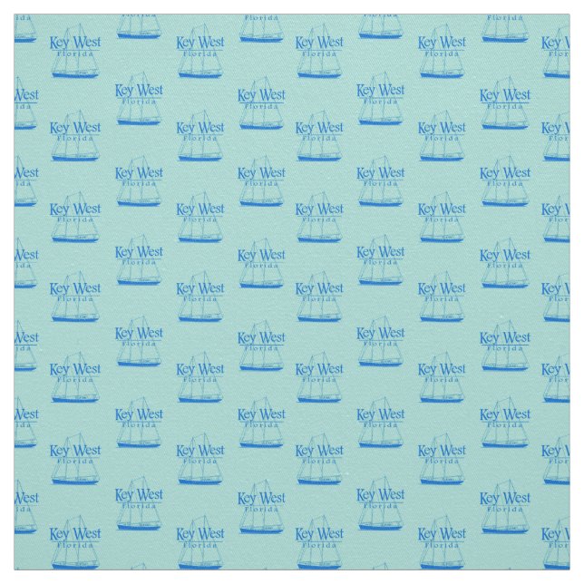 Tela Navy Turquoise Key West Florida (Retal)