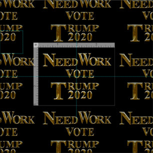 TELA NECESIDAD DE VOTO DE TRABAJO TRUMP