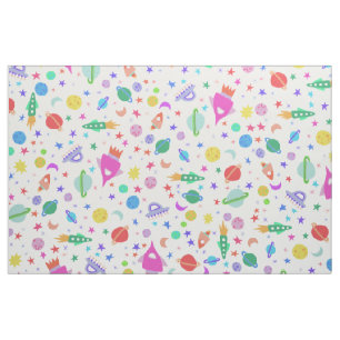 Tela Necesito Un Patrón De OVNI Uniforme Espacial