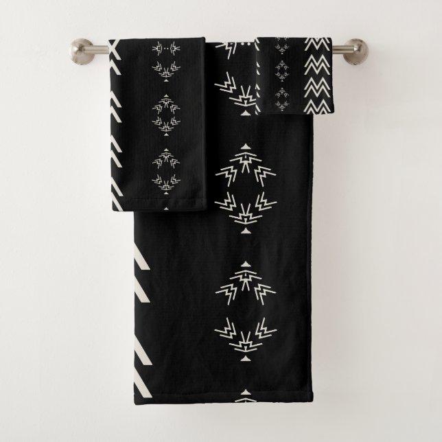 Tela negra y blanca (In situ)