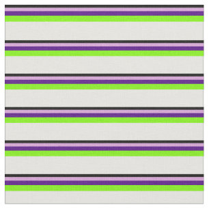 Tela Negro, ciruela, índigo, verde y blanco