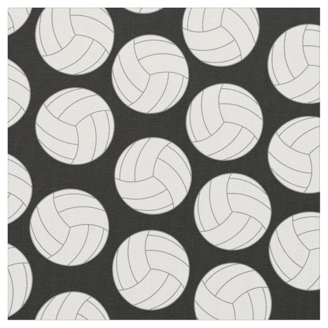 Tela Negro de voleibol (De cerca)