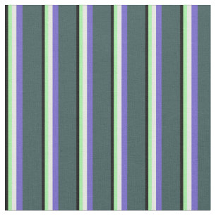 Tela Negro, verde, crema de menta, azul pizarra y gris 