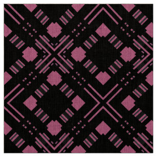 Tela Negro y rosado